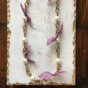 Ann Taylor Pearl Statement Necklace